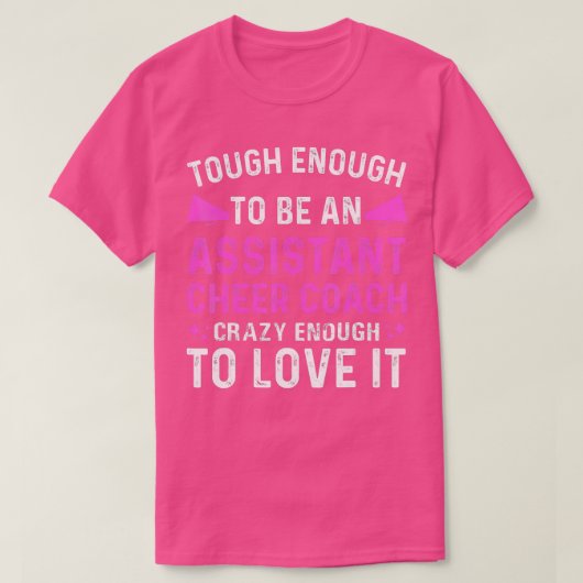 T-shirt Assistant entraîneur cheerled Pom-pom girl App (Design devant)