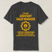 T-SHIRT ASSISTANT GESTIONNAIRE DES VENTES NICE DESIGN 2017 (Design devant)