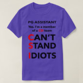 T-SHIRT ASSISTANT GPG 3 (Design devant)