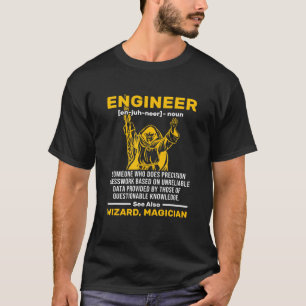 T-shirt Assistant Ingénieur Définition Moteur mécanique ci