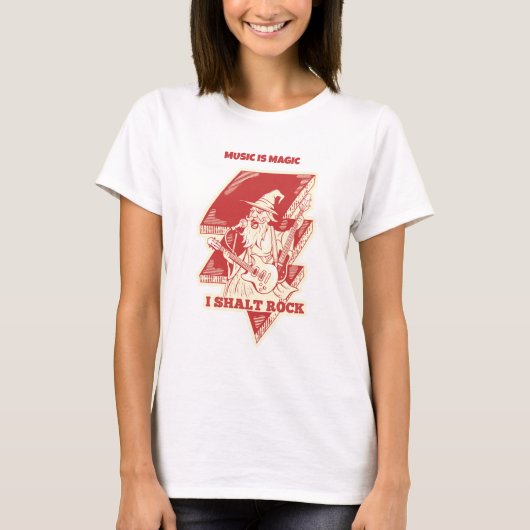 T-shirt Assistant lecture de guitare (Devant)