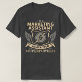 T-shirt Assistant Marketing Quel est votre Superpower Job  (Design devant)