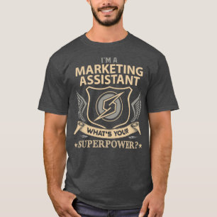 T-shirt Assistant Marketing Quel est votre Superpower Job 