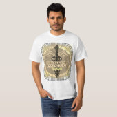 T-shirt Assistant Médecin Caduceus (Devant entier)
