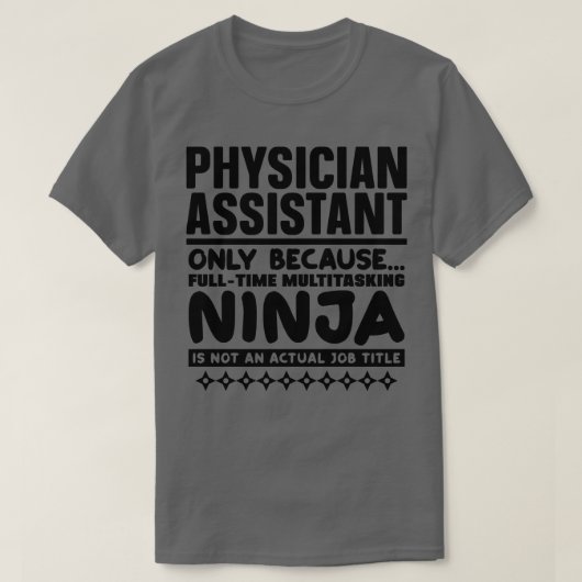 T-shirt Assistant médical Ninja 1 (Design devant)