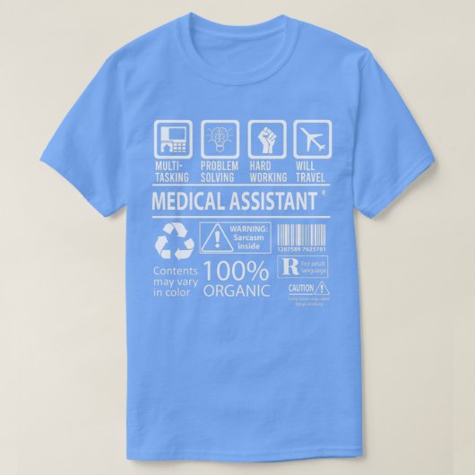 T-shirt Assistant Médicale 7 (Design devant)
