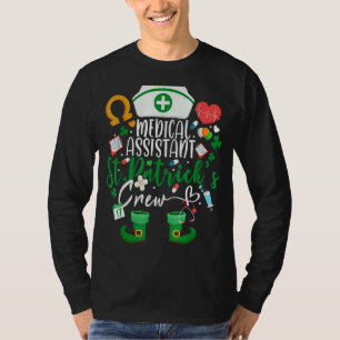 T-shirt Assistant Médicale St Patrick's Day Nurse Crew 1
