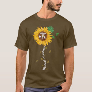 T-shirt Assistant Médicale Tournesol Drôle Médicale Non