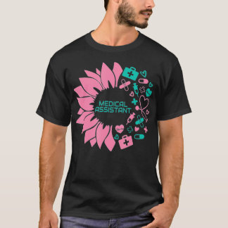 T-shirt Assistant Médicale Tournesol Fleur Infirmière Stet