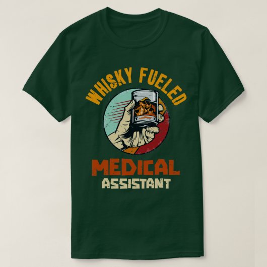 T-shirt Assistant Médicale Whisky (Design devant)