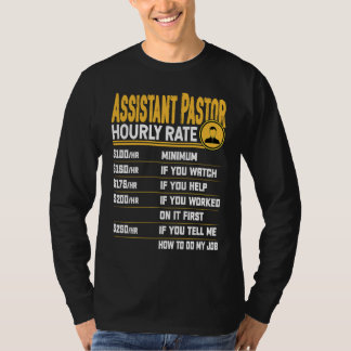 T-shirt Assistant Pastor Hourly Rate Church Clergy Chris