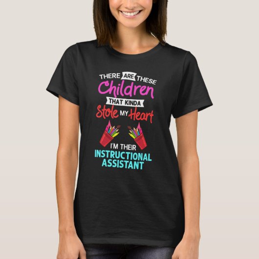 T-shirt Assistant pédagogique Appréciation École Enseignan (Devant)