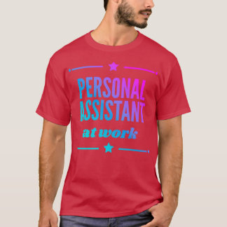 T-shirt Assistant Personnel Au Travail Pour Le Meilleur Pe