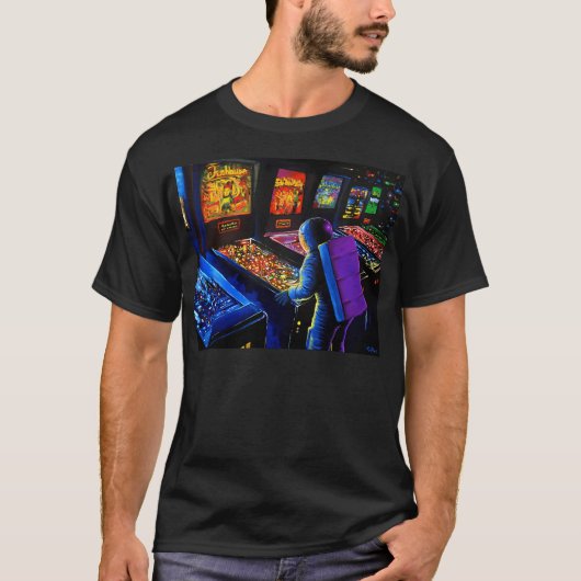 T-shirt Assistant Pinball (Devant)