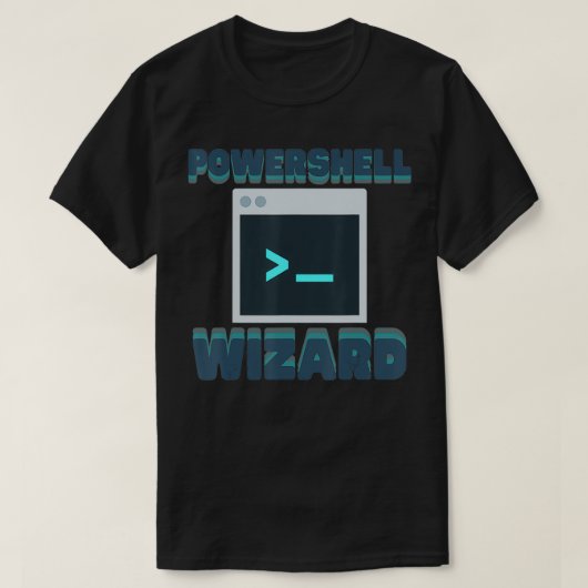 T-shirt Assistant Powershell (Design devant)