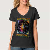 T-shirt Assistant principal des femmes africaines Enseigna (Devant)