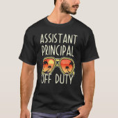 T-shirt Assistant Principal hors service Lunettes de solei (Devant)