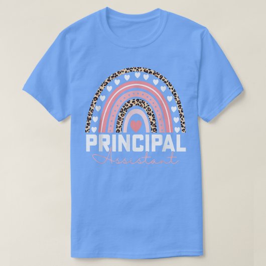 T-shirt Assistant principal Leopard Rainbow Appréciation W (Design devant)
