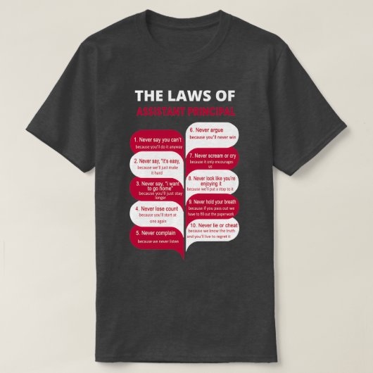 T-SHIRT ASSISTANT PRINCIPAL MEILLEUR DESIGN 2017 2 (Design devant)