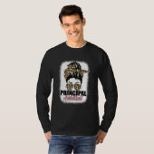 T-shirt Assistant principal Messy Bun Bleached School Work (Devant entier)