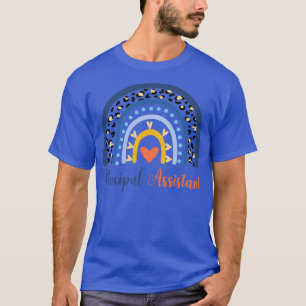 T-shirt Assistant principal Rainbow Funny Job Title School