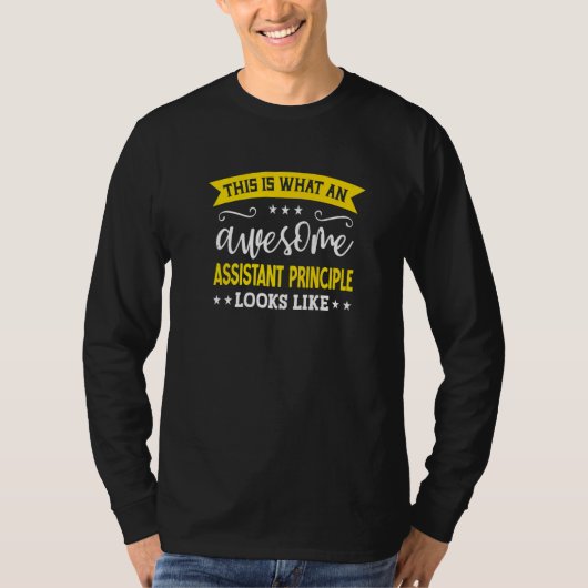 T-shirt Assistant Principle Job Title Employee Assistant P (Devant)