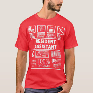 T-SHIRT ASSISTANT RÉSIDENT NICE DESIGN 2017