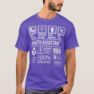 T-shirt Assistant Santé Multi-Tasking Certified Job Don I