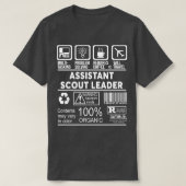 T-SHIRT ASSISTANT SCOUT LEADER NICE DESIGN 2017 (Design devant)