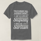 T-SHIRT ASSISTANT TECHNIQUE 3 (Design devant)