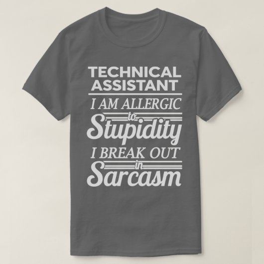 T-SHIRT ASSISTANT TECHNIQUE 3 (Design devant)