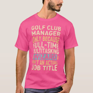 T-shirt Assistant Titre du travail Citation Funny Golf Clu