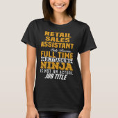 T-shirt Assistant Vente au détail (Devant)