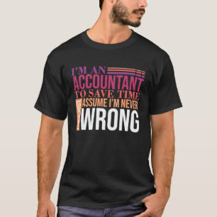 T-shirt Assistant Vie comptable dans la comptabilité numér