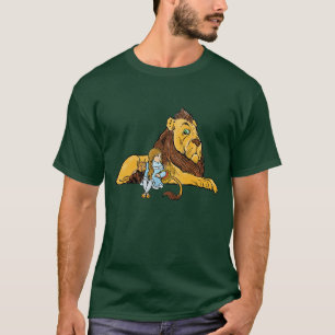 T-shirt Assistant vintage d'Oz, Dorothy et Toto avec Lion