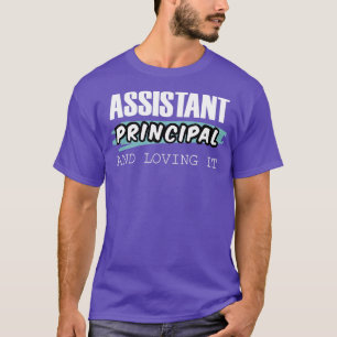 T-shirt Assistant vintage Principal Et Aimer L'École P
