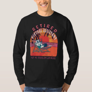 T-shirt Assistant virtuel retraité Retraite Vintage