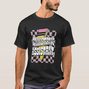 T-shirt Assistante administrative Bureau de l'école Admin