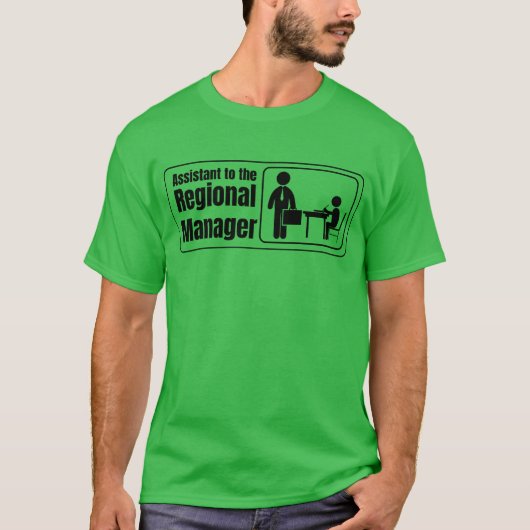 T-shirt Assistante de la responsable régionale fille (Devant)