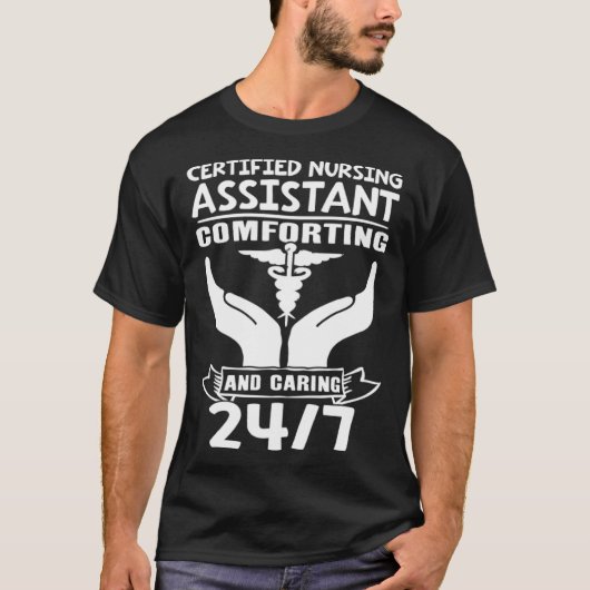 T-shirt Assistante en soins infirmiers agréée Confort et s (Devant)