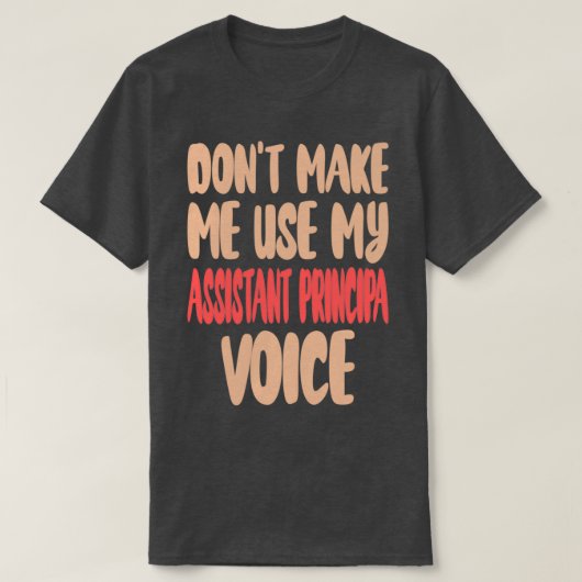 T-shirt Assistante principale Funny Présent Idée ressemble (Design devant)