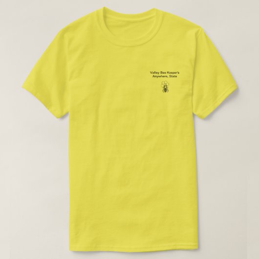 T-shirt - Association d'apiculteurs (Design devant)
