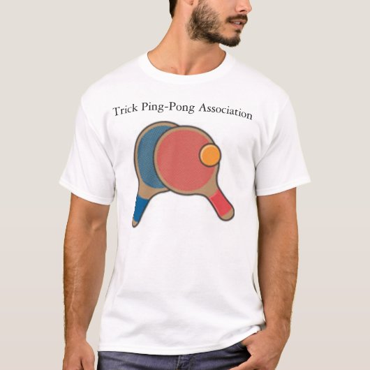 T-shirt Association de ping-pong de tour (Devant)