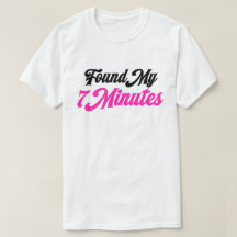 T-shirt assorti pour couple mignon « Found My 7 Mi