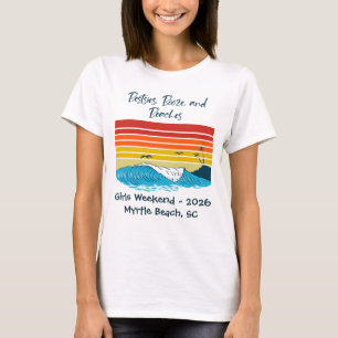 T-shirt assorti pour week-end entre filles personn