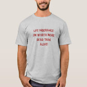 T-shirt Assurance-vie (Devant)