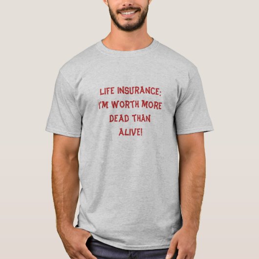 T-shirt Assurance-vie (Devant)