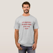 T-shirt Assurance-vie (Devant entier)