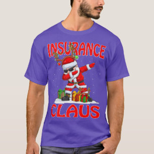 T-shirt Assurances Costume de jumelage de Noël du Père Noë
