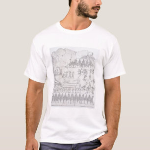 T-shirt Assyriens déplaçant un Taureau à ailes sur un